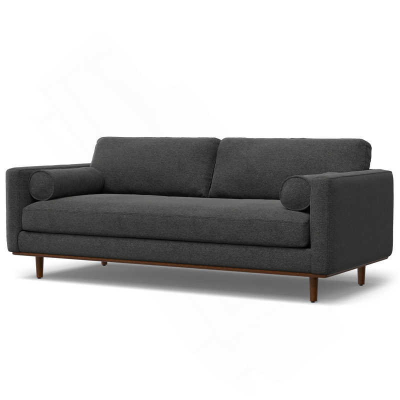 89" Sofa - Charcoal Grey, Dark Gray