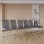 Ensemble de 4 chaises de salle à manger modernes, dossier haut rembourré avec pieds en forme de C-358952595-358952593-358952604