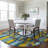 Premium Machine Washable Cerrito AMF168 Blue Rug-102251134