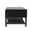Banc de rangement avec support métallique