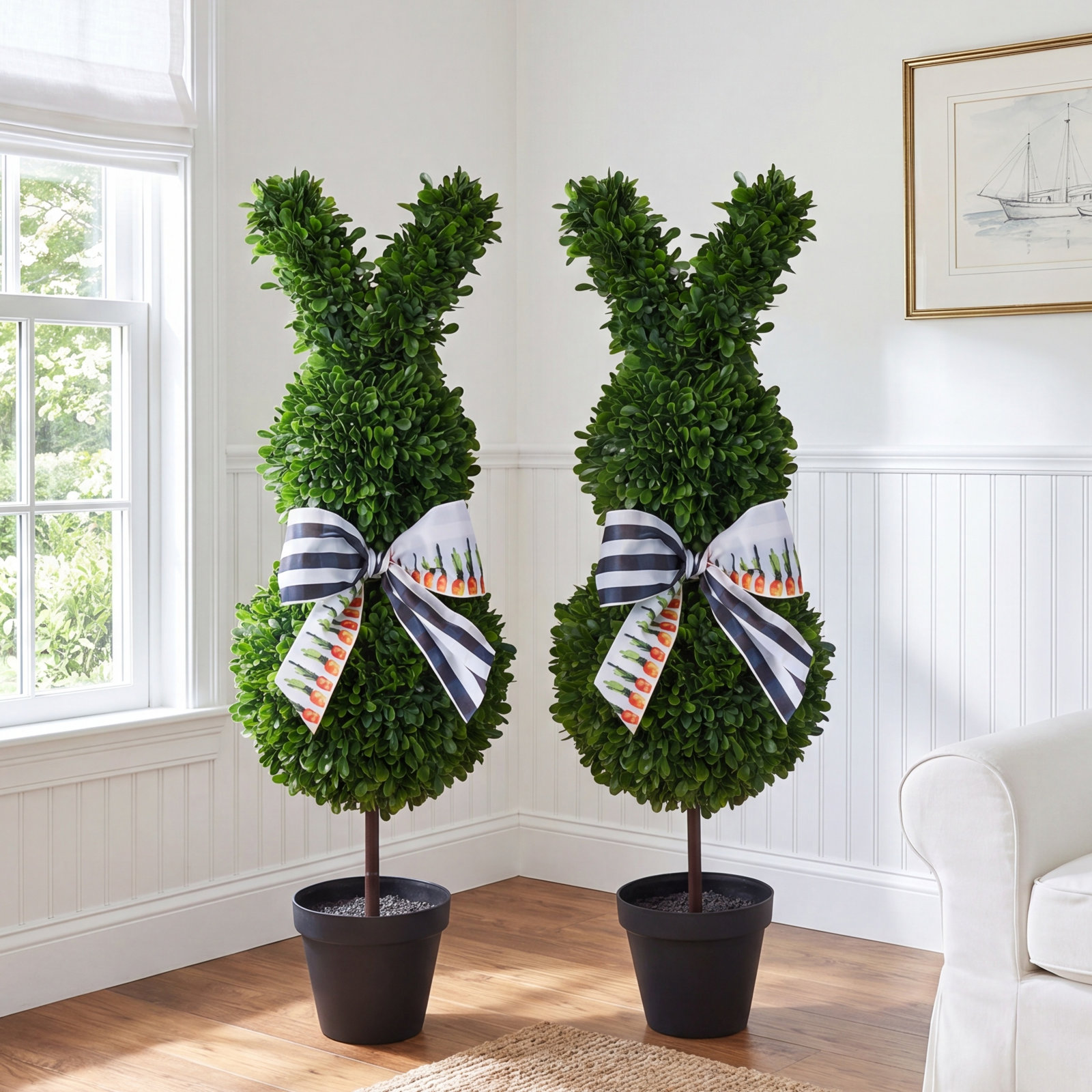 36" Boxwood Topiary in Pot