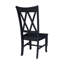 Chaise d'appoint en bois massif Audianna-372846319