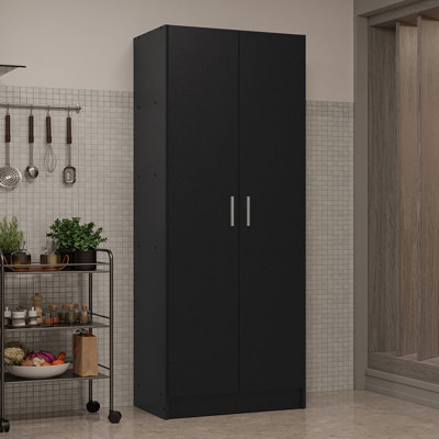 Latitude 2-Door Pantry Storage Unit with 5 Utility Shelves
