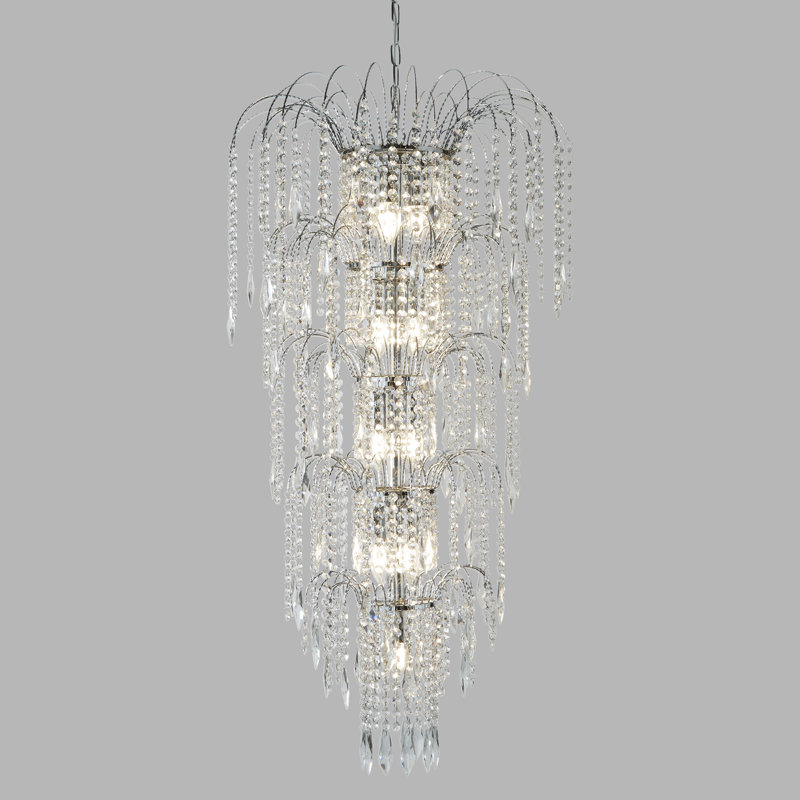 Ambrosia 13 - Light Crystal Chandelier, Chrome