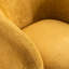 Fauteuil demi-tonneau pivotant rembourré Munehito-986386217