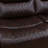 Dark Brown Breathable Leather 74.5" Recliner Loveseat
