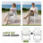 7-Piece 6-Person Rectangular Long Patio Dining Set With Umbrella Hole-1500380862
