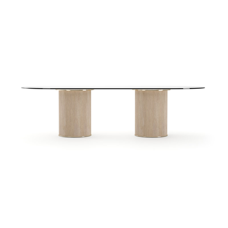 Rhythm Glass Dining Table