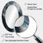 Miroir mural ovale bleu et blanc Transcendent Brushstrokes III-306729798