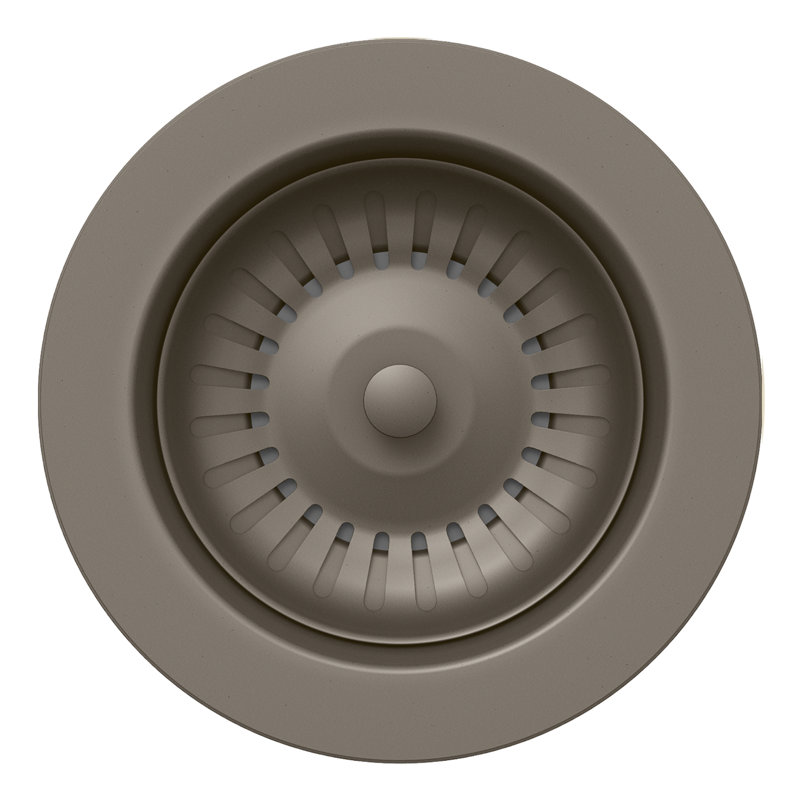 COLOUR WASTE FLANGE-METAL-VOLCANO GRAY, Volcano Gray