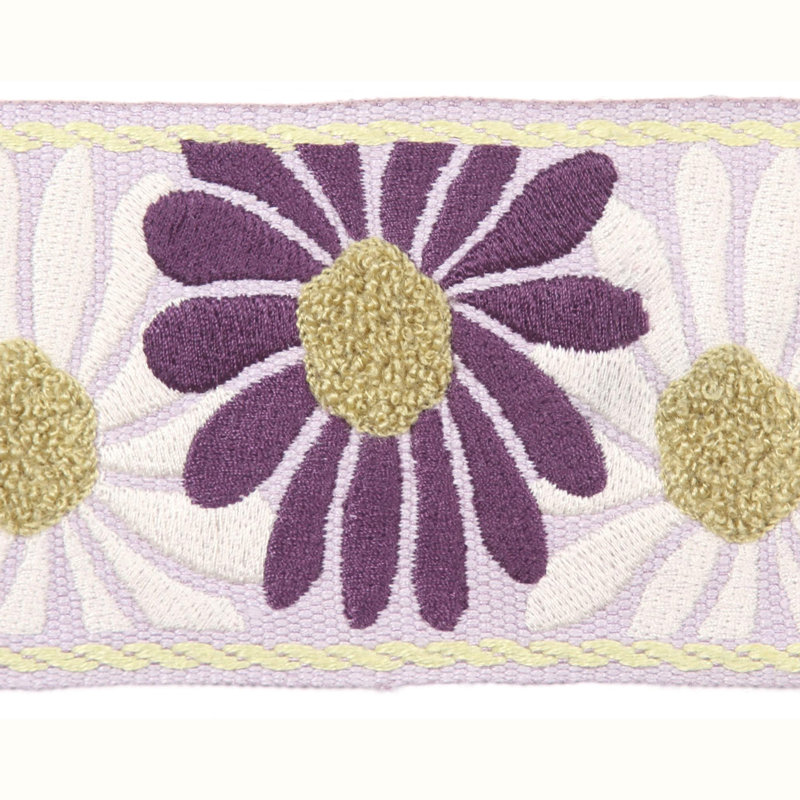 Tissu Chaura Milazzo, Mauve clair / mauve foncé