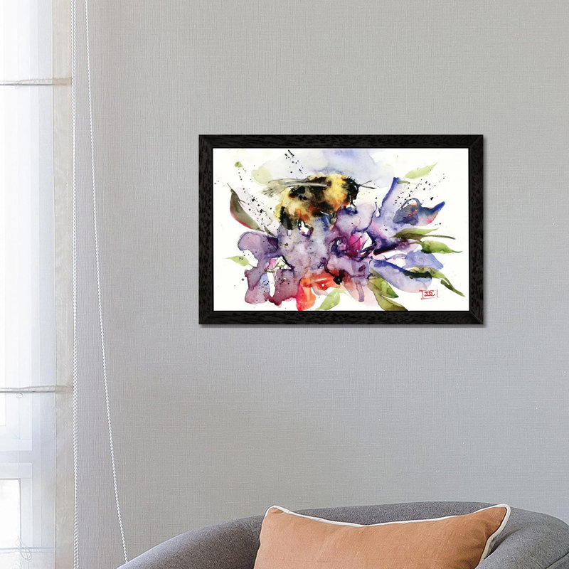 Nectar 1 Piece Painting on Canvas, 66.04 cm H x 45.72 cm W, Black Framed