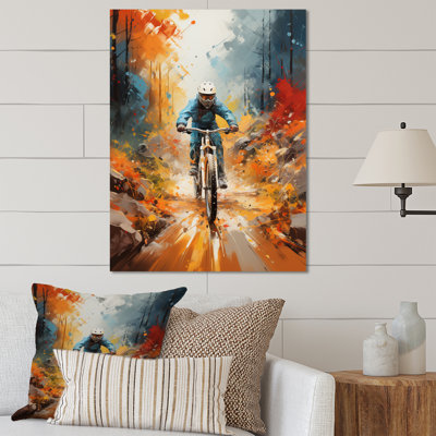" Bicycle Abstracted Trails An II "