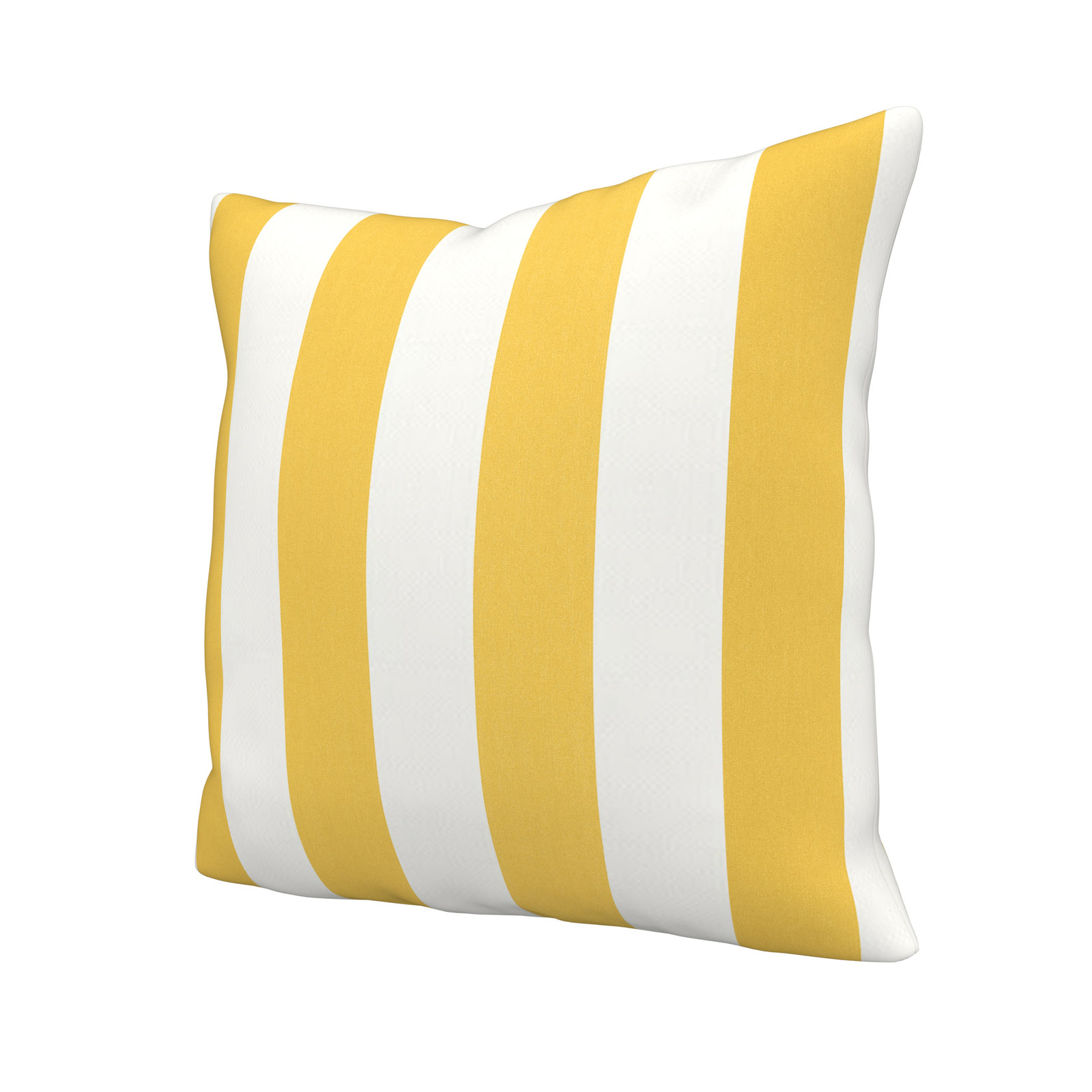 Amala 20" x 3" Sunbrella® Pillow Cover & Insert, Sail away sunflower cabana stripe