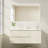 Simple cream style bathroom cabinet