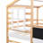 Bunk Bed House Bed With Roof Windows Blackboard And Storage Ladder  Platform Bed,bed Frame-457136792