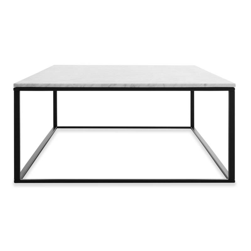 Minimalista Coffee Table, 13" H x 60" W x 29" D, White