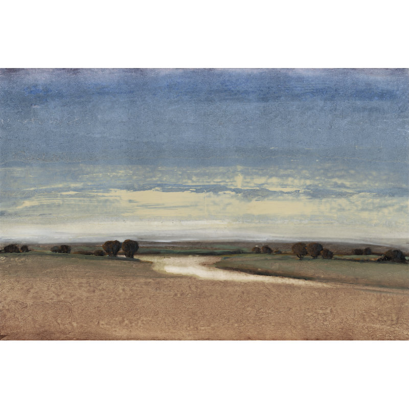 «New Land I» par Timothy O 'Toole - peinture sur toile tendue, H 24 po x l 36 po x P 1,25 po