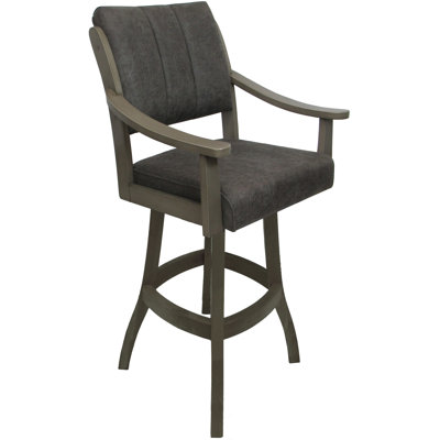 Bellamy Extra Tall Swivel Wood Stool