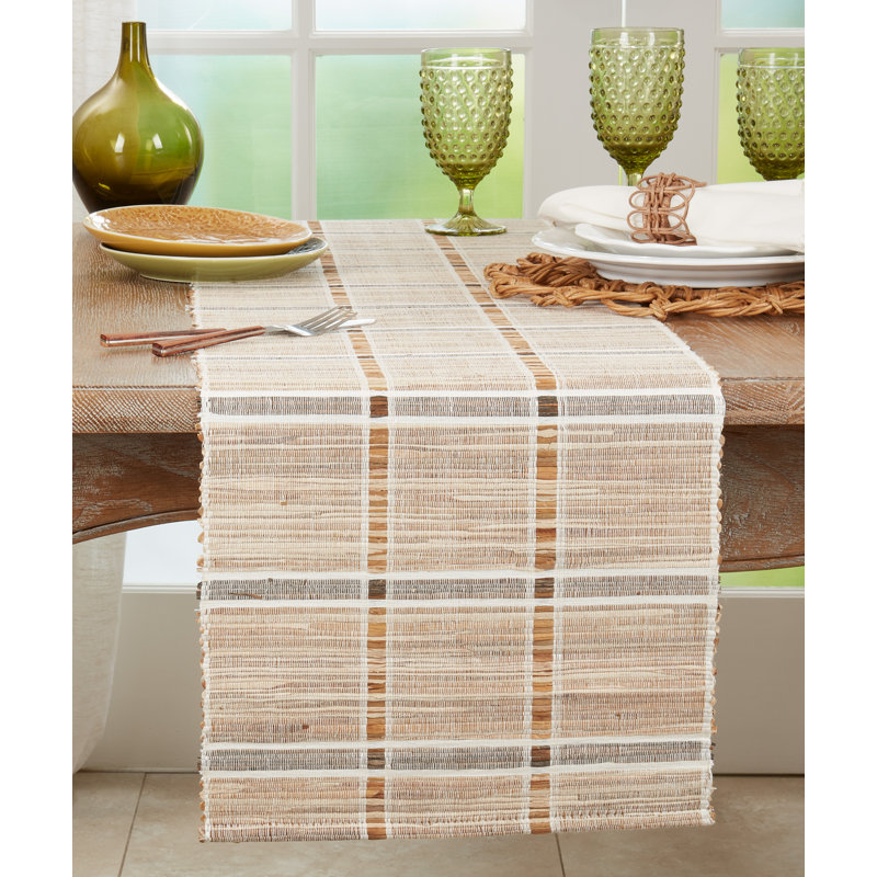 Rectangular Striped Table Runner