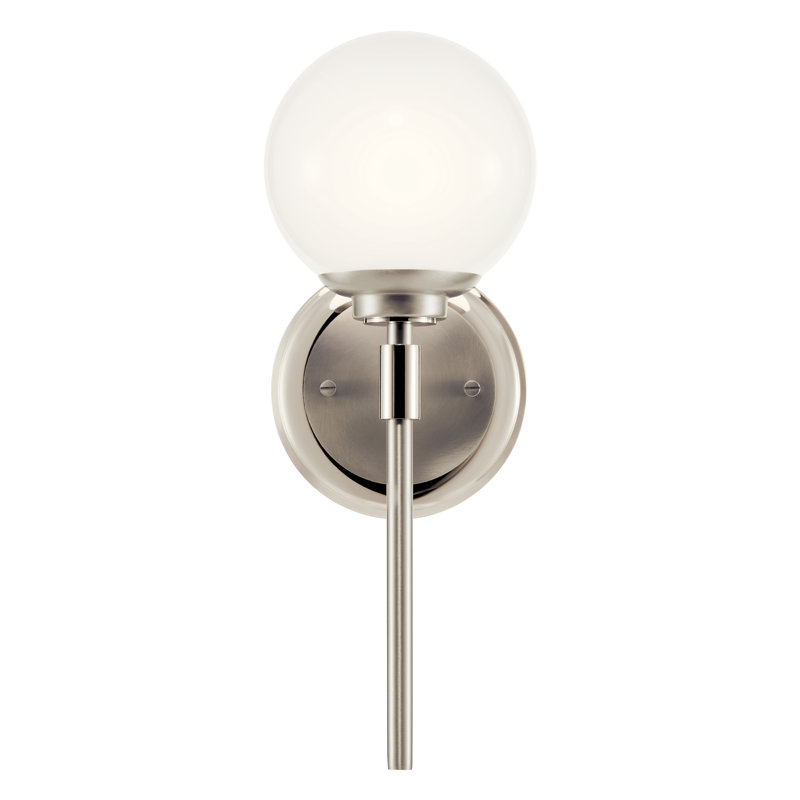 Tomasita Armed Sconce, Polished Nickel