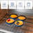 4 Pack Soy Sauce Dish 2oz Ceramic Dipping Bowls Sapphire Blue