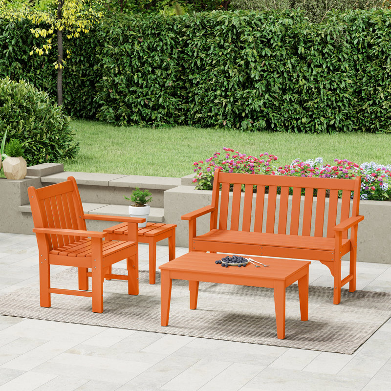 Ensemble de véranda 4 pièces Casanova, Orange