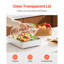 Plateau de comptoir pour distributeur de condiments avec couvercle