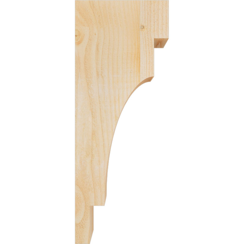 Corbeau méditerranéen, H 26 po x l 4 po x P 10 po, Sapin de Douglas, Sciage brut