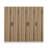 Modern Hall Stand, Walnut Color, 88.6 x 82.7 x 13.8 inches | 100% Melamine Coated Particle Board, Thickness: 0.7 inches | Stylish Organization Solution for Entryway & Home Décor, Durable & Elegant Design-102346898