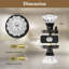 Coolnews Retro Elegant Series - Boutons de porte d'intimité en cristal-60588361