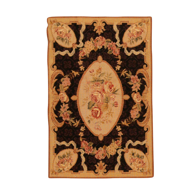 Handmade Wool Floral Area Rug