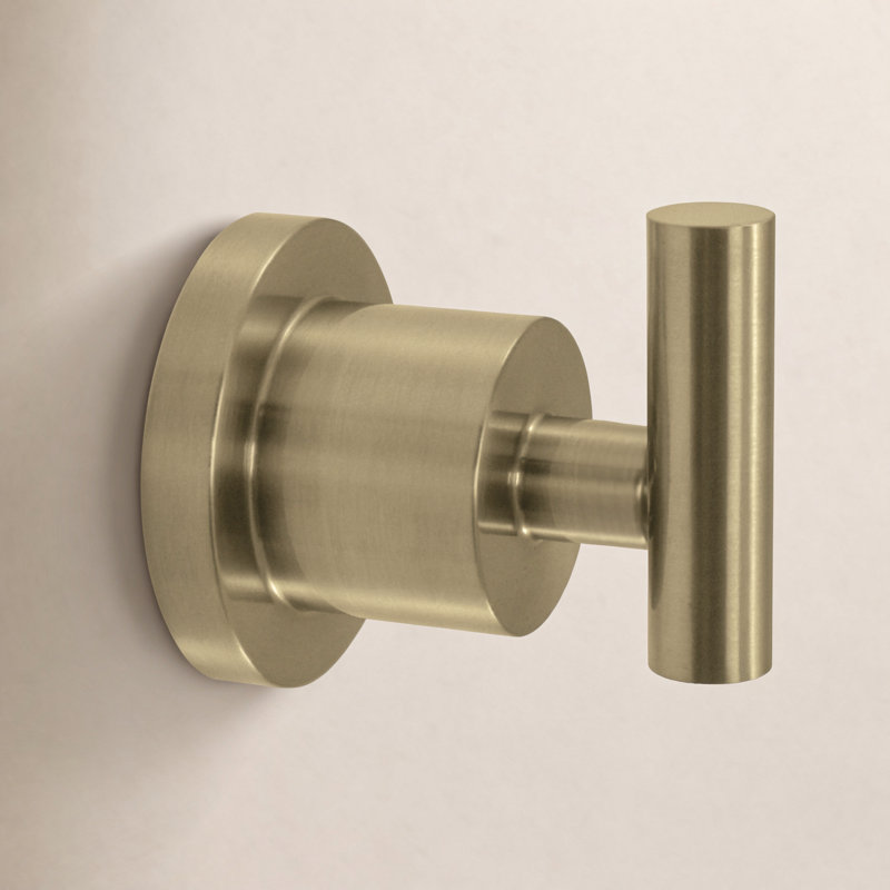 Concord Robe Hook, Brushed Brass