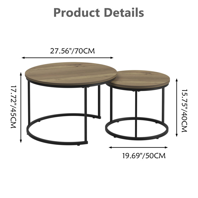 Sahad Nesting Coffee Table