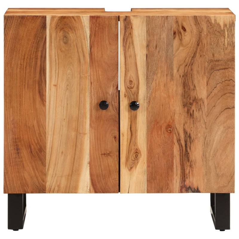 Schellsburg 62cm Bathroom Vanity Base Only, Acacia Brown