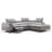 Eatonton Upholstered Power Reclining L-Shaped Sectional-2045561084