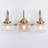 3-Light Vanity Light Spherical Glass Bathroom Wall Sconces-139722386