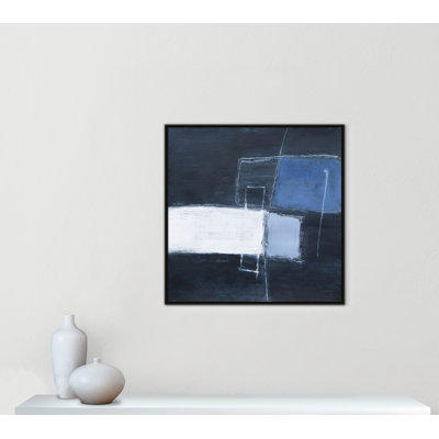 Collection Luxe Slate Blue «Luxe Slate Blue - Square Version» par Casa Fine Arts