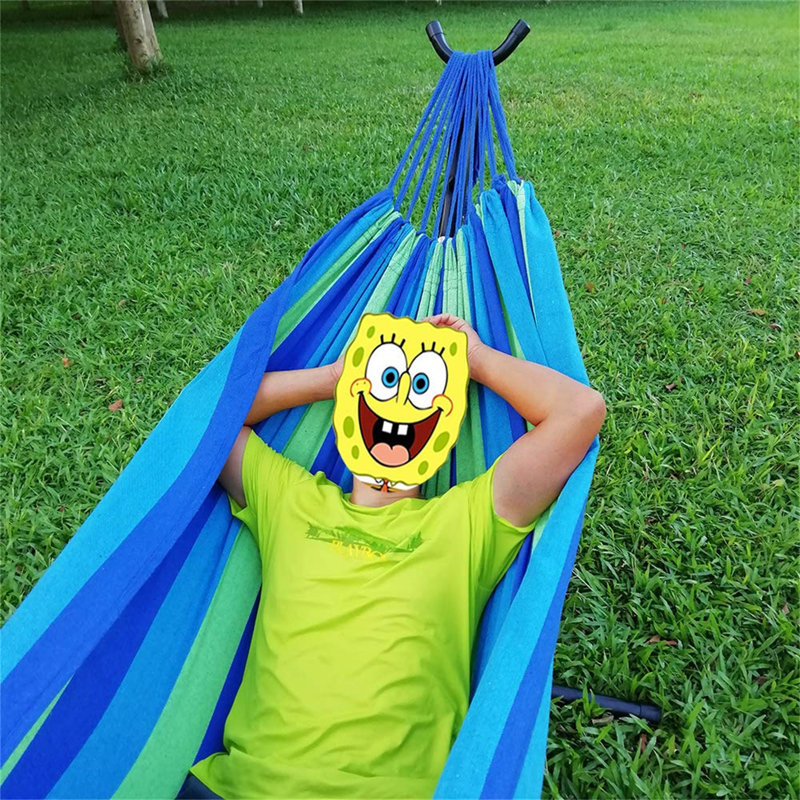 Carlynn Double Classic Hammock, Blue/Green