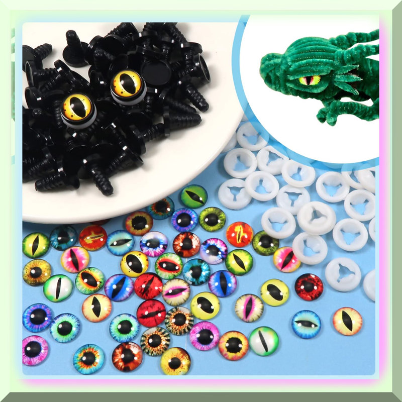 25 Pairs Assorted Safety Eyes for Crafts