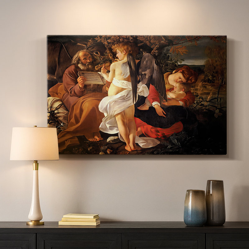Rest on the Flight into Egypt-Caravaggio-Gallery Wrapped Canvas-c. 1597, 24 x 36