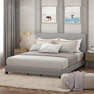 Carlester Upholstered Platform Bed