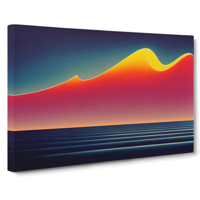 Modern Ocean Art - Wrapped Canvas
