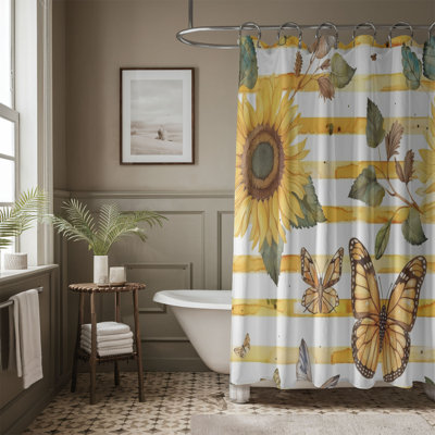 Rideau de douche Yellow Wings - Premium