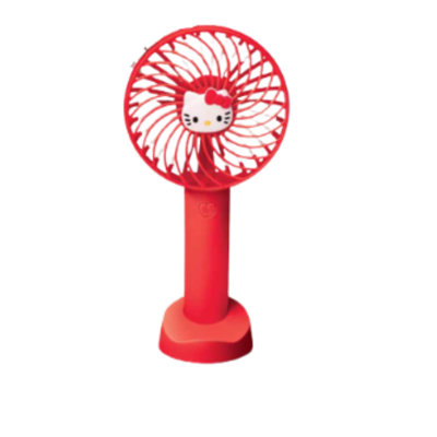 Hello Kitty Handheld Fan w/Tabletop Stand