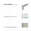 Porte de douche coulissante sans cadre Transoli Brianna, l 48 po x H 80 po, verre trempé transparent de 5/16 po-69322854