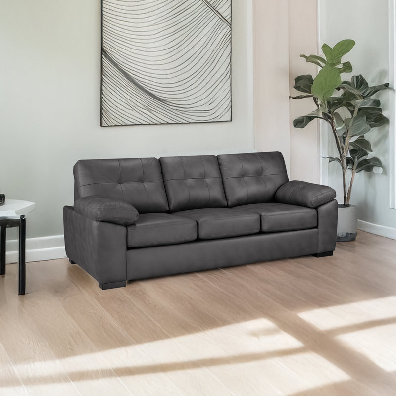Canapé Baynes, Gris anthracite, H 38 po x l 87 po x P 38 po, 3