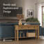 Console en bois massif Dinnington-1214997791