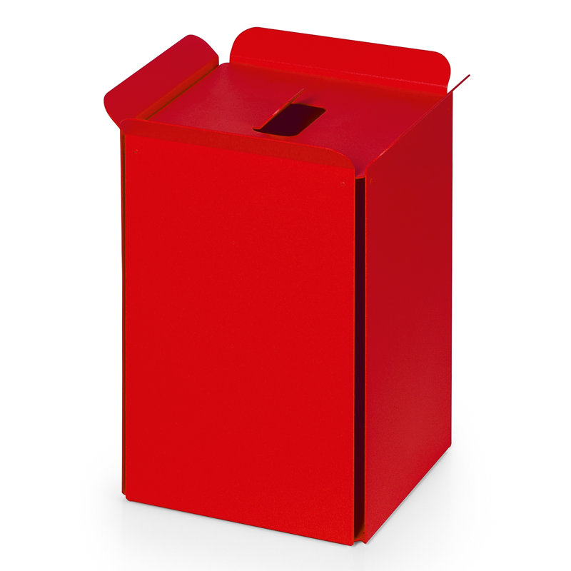 Complète la poubelle de 8,2 gallons Bandoni, Rouge