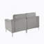 Canapé modulaire modulaire à deux places, canapé modulaire en velours côtelé, gris-364169396